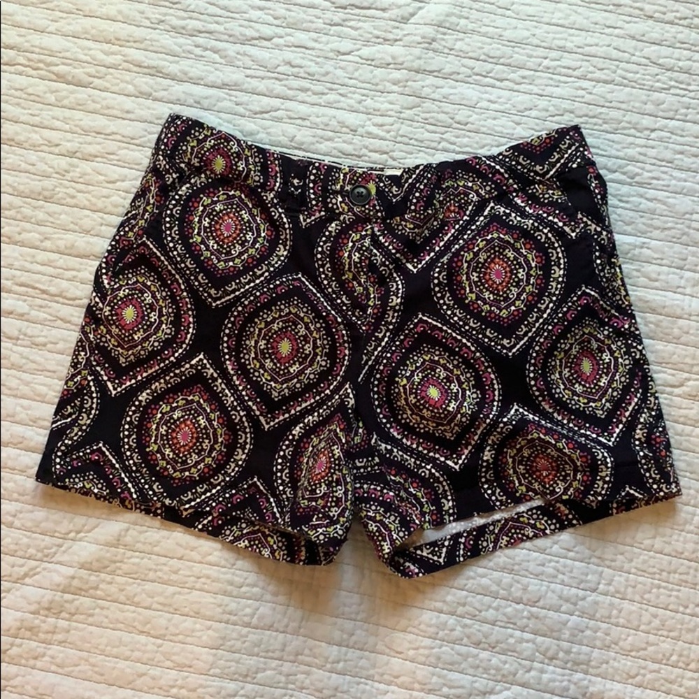 Crown and Ivy Navy patterned shorts